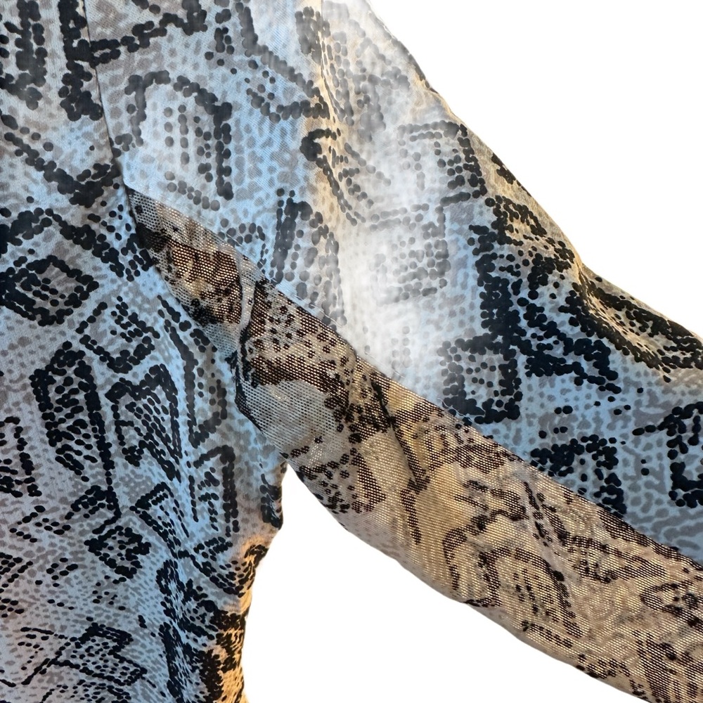IBKUL Monochrome Patterned Top - Picture 3 of 6